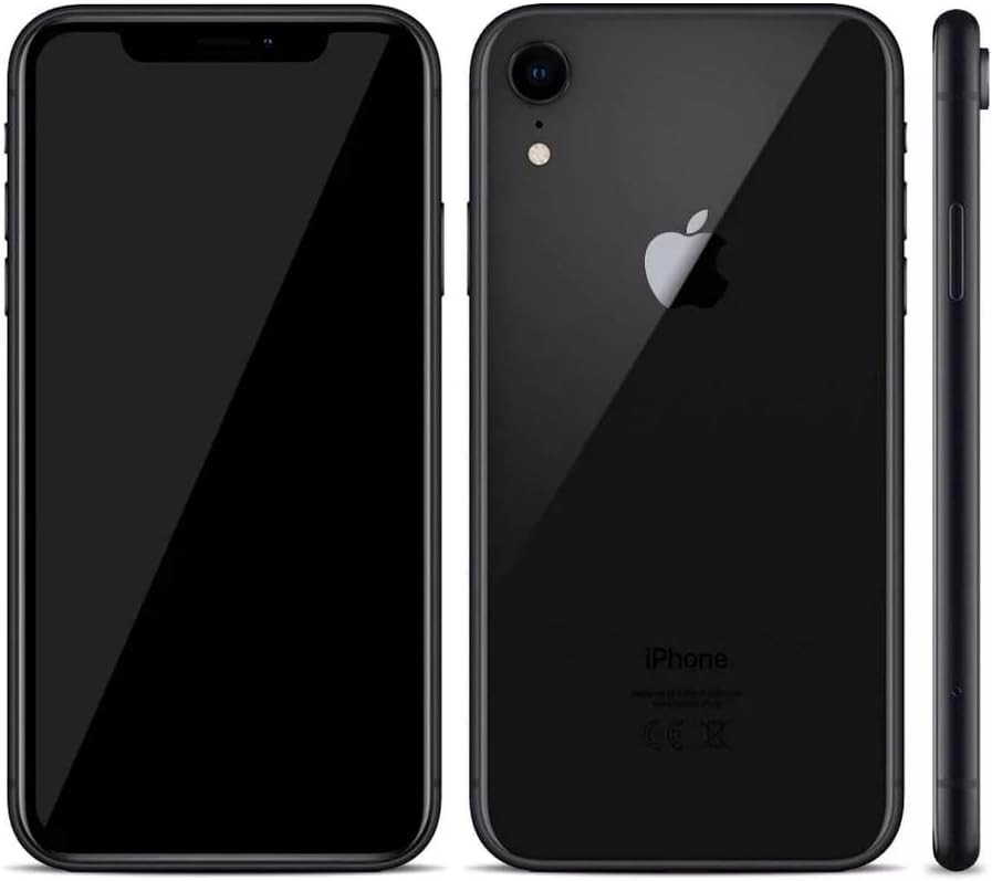 Apple iPhone XR, US Version, 128GB, Black - Unlocked  (Renewed)