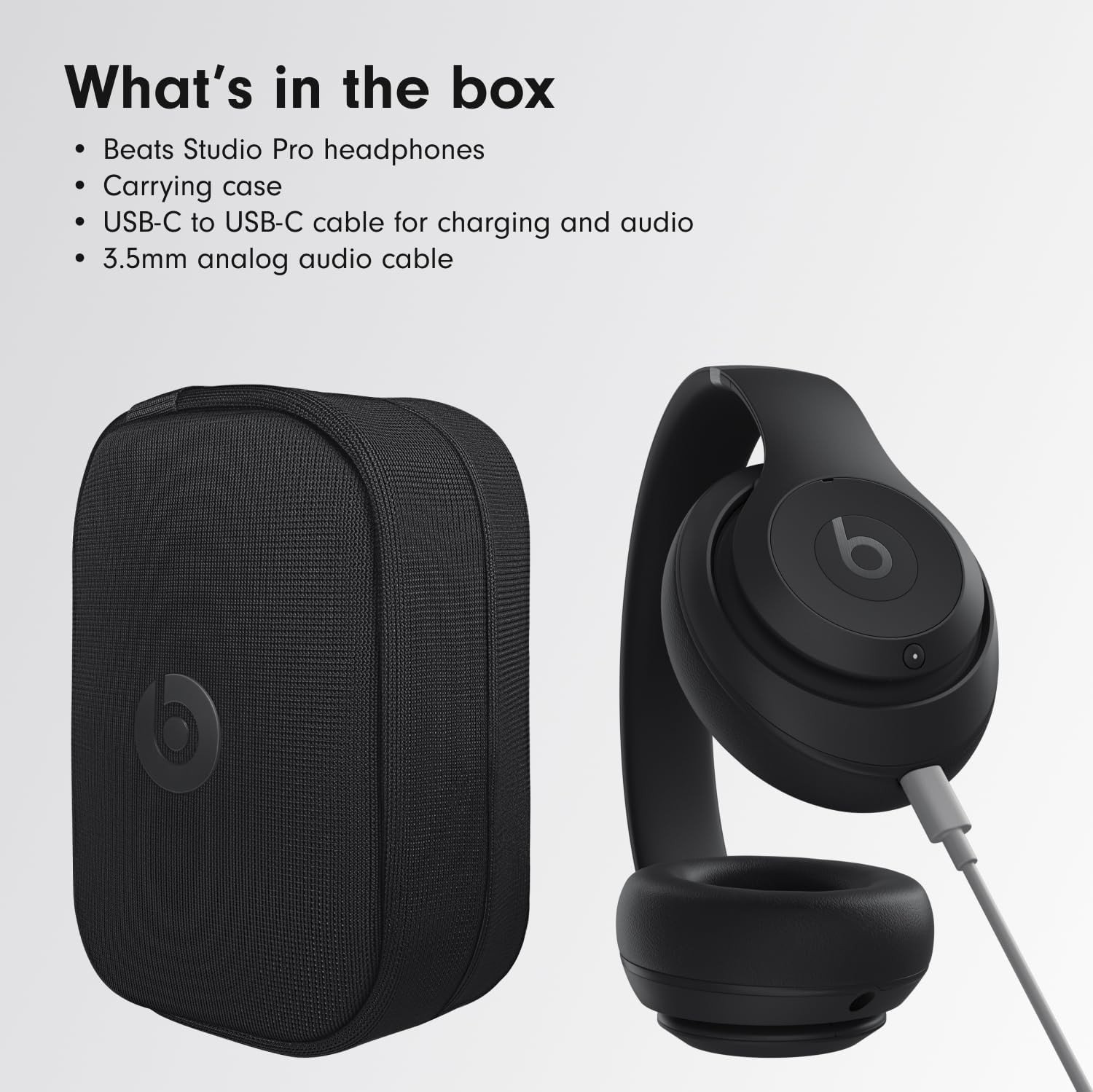 Beats Studio Pro - Wireless Bluetooth Noise Cancelling Headphones - Personalized Spatial Audio, USB-C Lossless Audio, Apple & Android Compatibility, Up to 40 Hours Battery Life