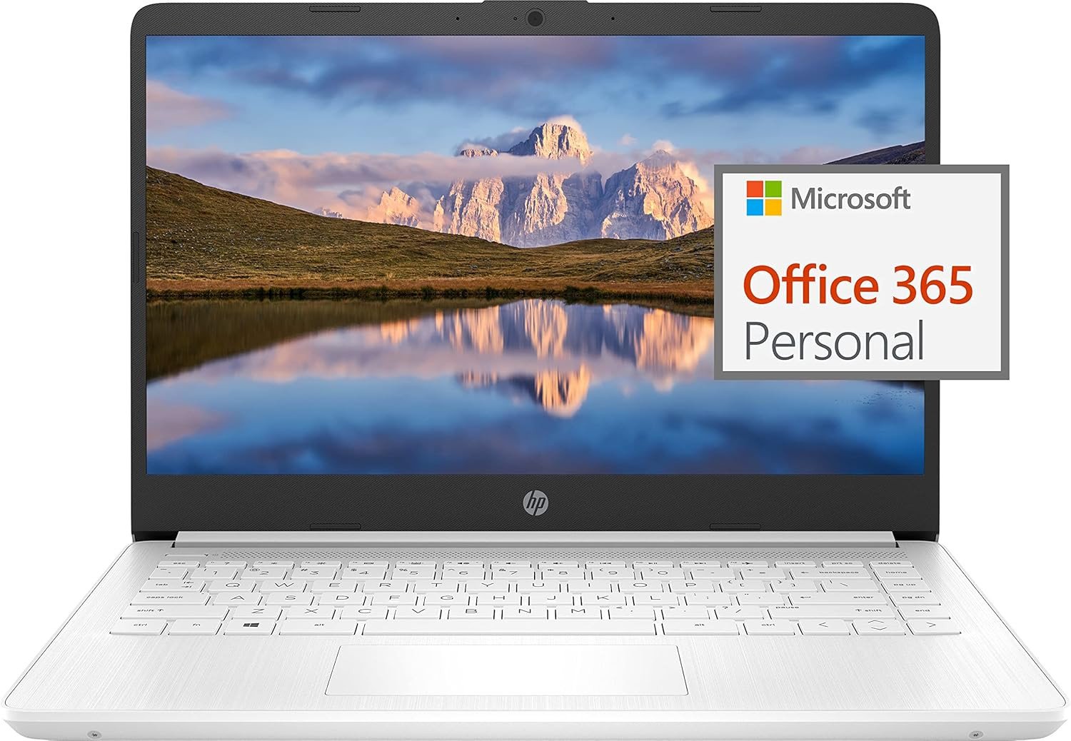 HP Newest 14" Ultral Light Laptop for Students and Business, Intel Quad-Core N4120, 8GB RAM, 192GB Storage(64GB eMMC+128GB Micro SD), 1 Year Office 365, Webcam, HDMI, WiFi, USB-A&C, Win 11 S Visit the HP Store